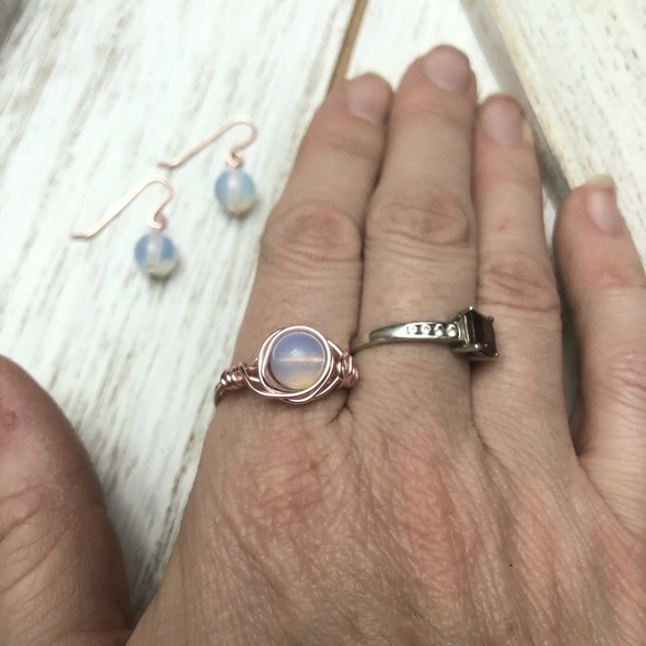 3 for $25 Opalite Gemstone Earrings - Picture 4 of 4